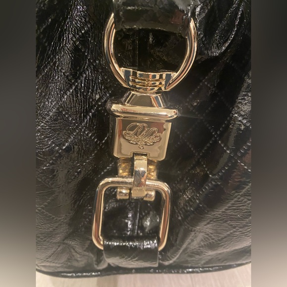 NWOT Rebecca Minkoff Quilted Black Patent Leather Satchel - Picture 9 of 14